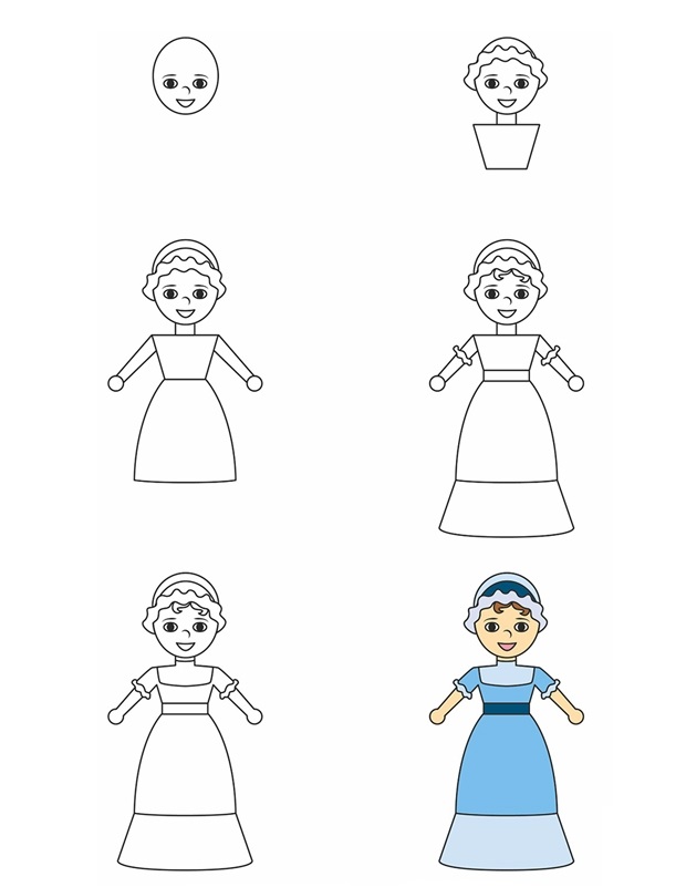 Coloriage Comment Dessiner Jane Austen - Comment dessiner à imprimer