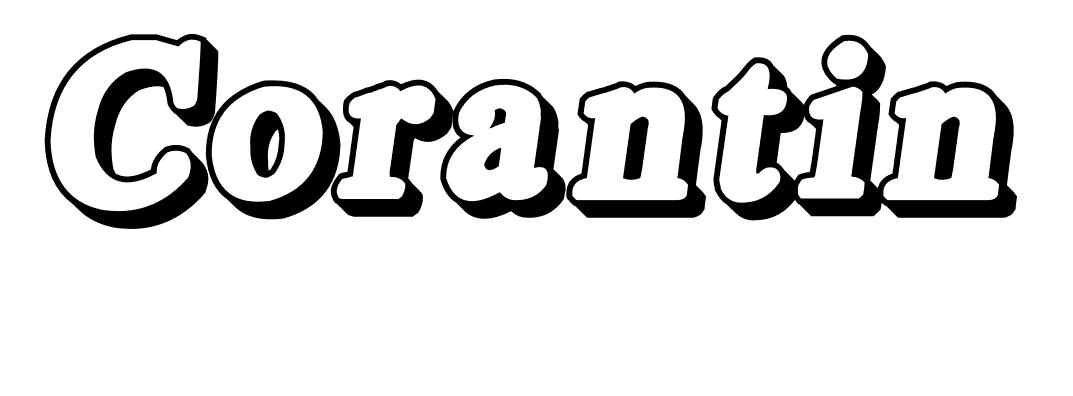 Coloriage Corantin - Prénom à imprimer