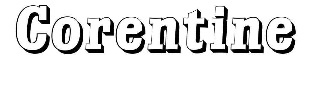 Coloriage Corentine - Prénom à imprimer