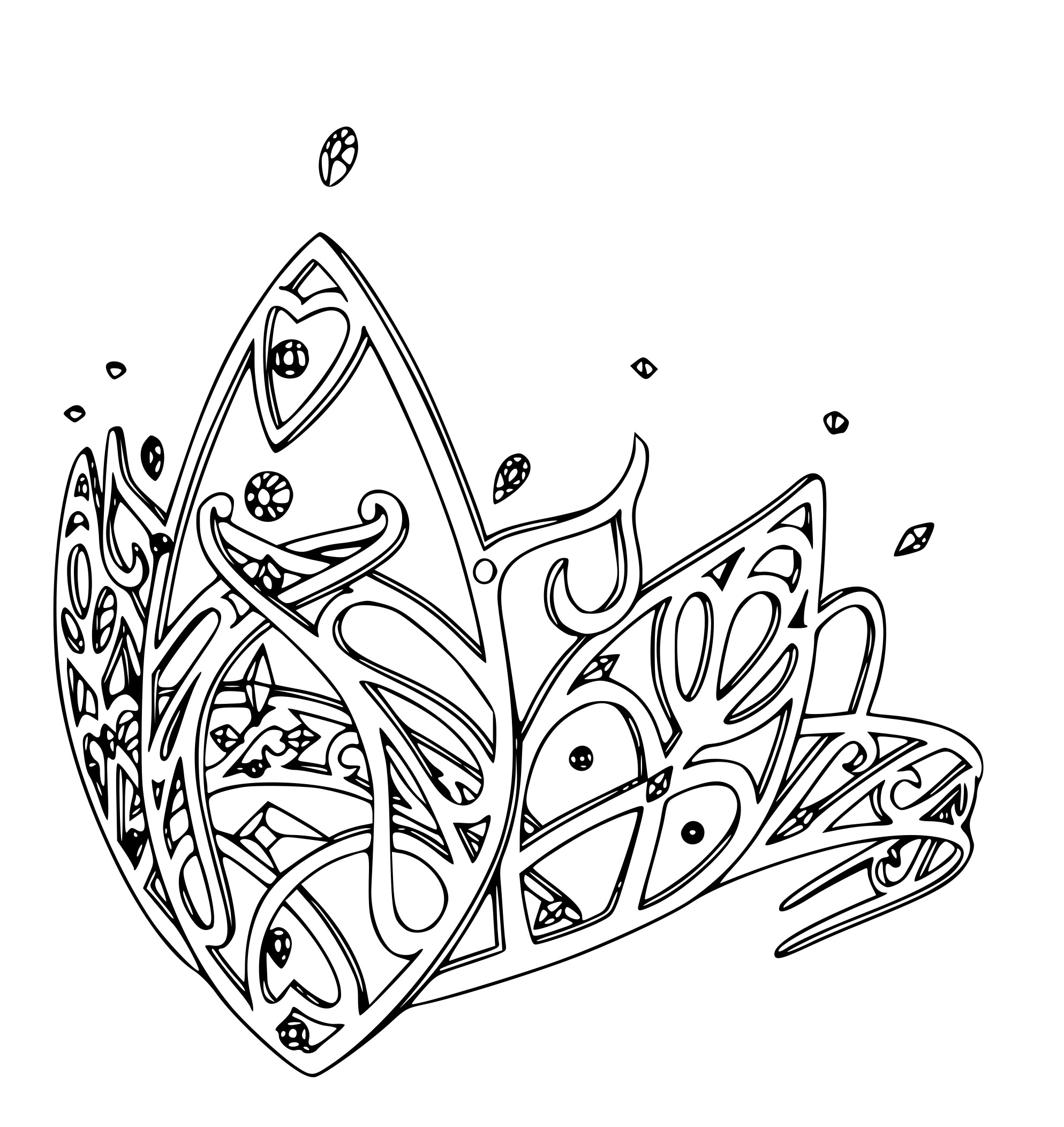 Coloriage Couronne D'Ephedia Lolirock - Lolirock à imprimer