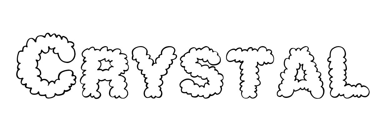 Coloriage Crystal - Prénom à imprimer