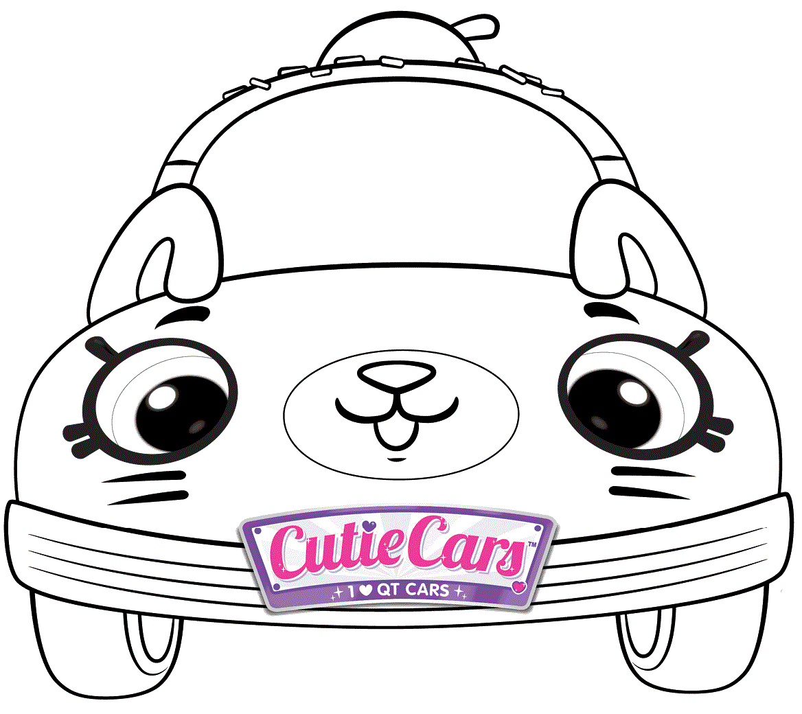 Coloriage Cutie Cars Shopkins Kids - Shopkins à imprimer