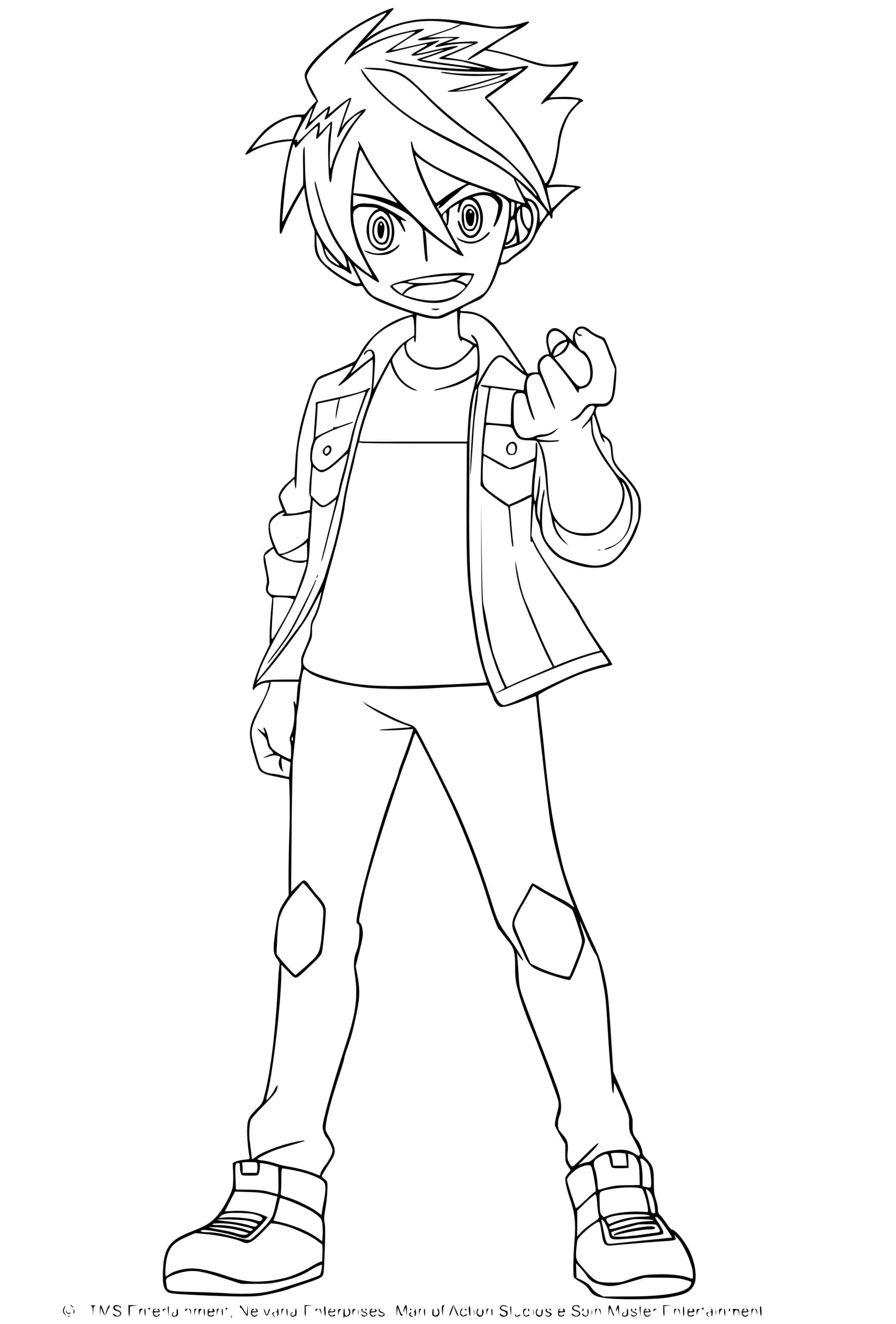 Coloriage Bakugan