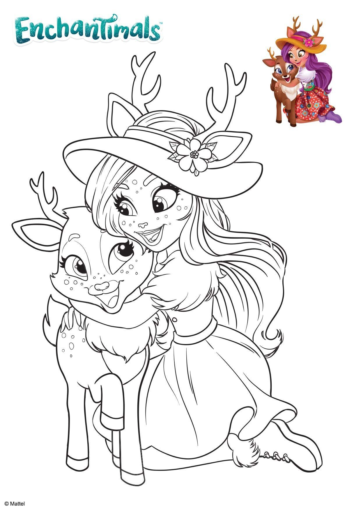 Coloriage Danessa Et Sprint - Gulli à imprimer