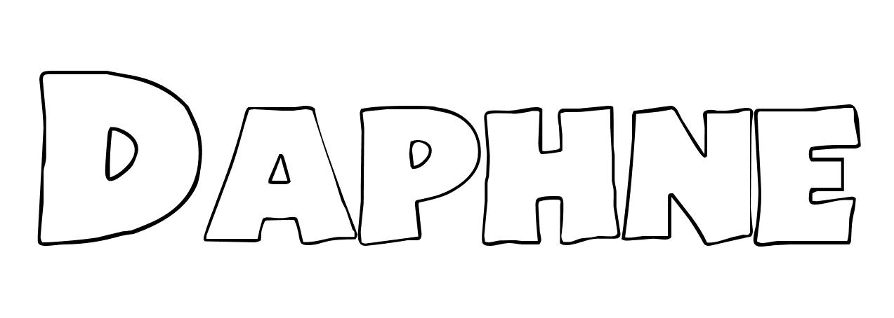 Coloriage Daphne - Scooby doo à imprimer