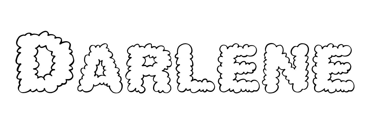 Coloriage Darlene - Prénom à imprimer
