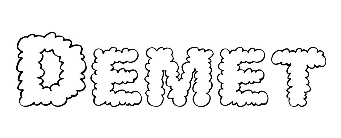 Coloriage Demet - Prénom à imprimer
