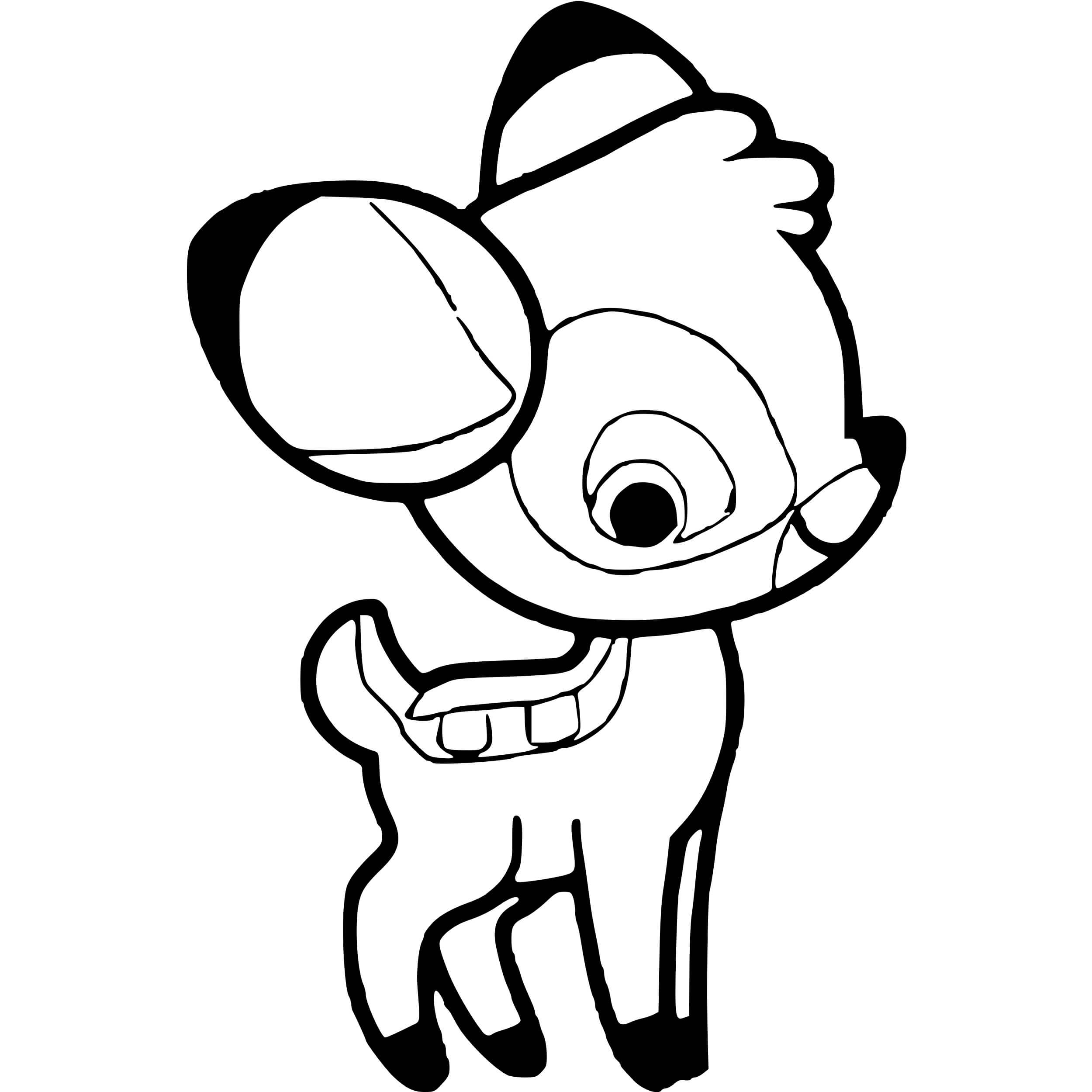Coloriage Disney Bambi - Disney bébé à imprimer