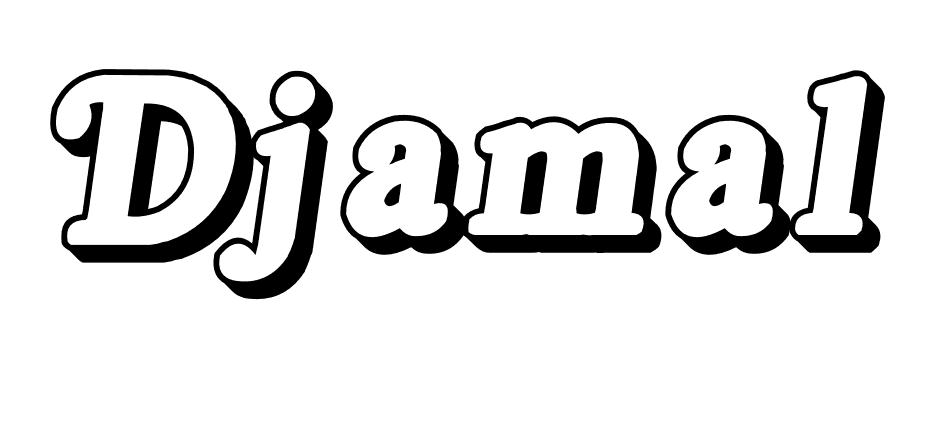 Coloriage Djamal - Prénom à imprimer