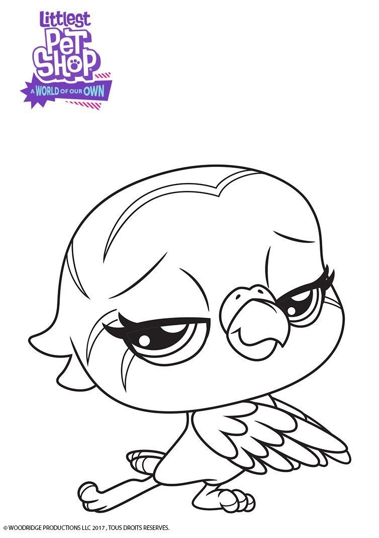 Coloriage Edie - Petshop à imprimer