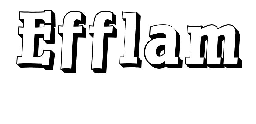Coloriage Efflam - Prénom à imprimer