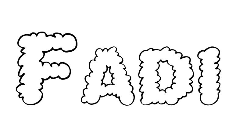 Coloriage Fadi - Prénom à imprimer