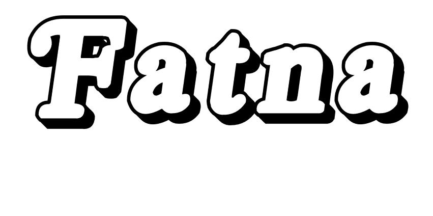 Coloriage Fatna - Prénom à imprimer
