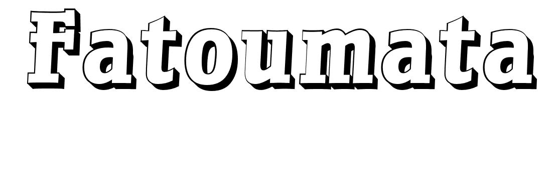 Coloriage Fatoumata - Prénom à imprimer