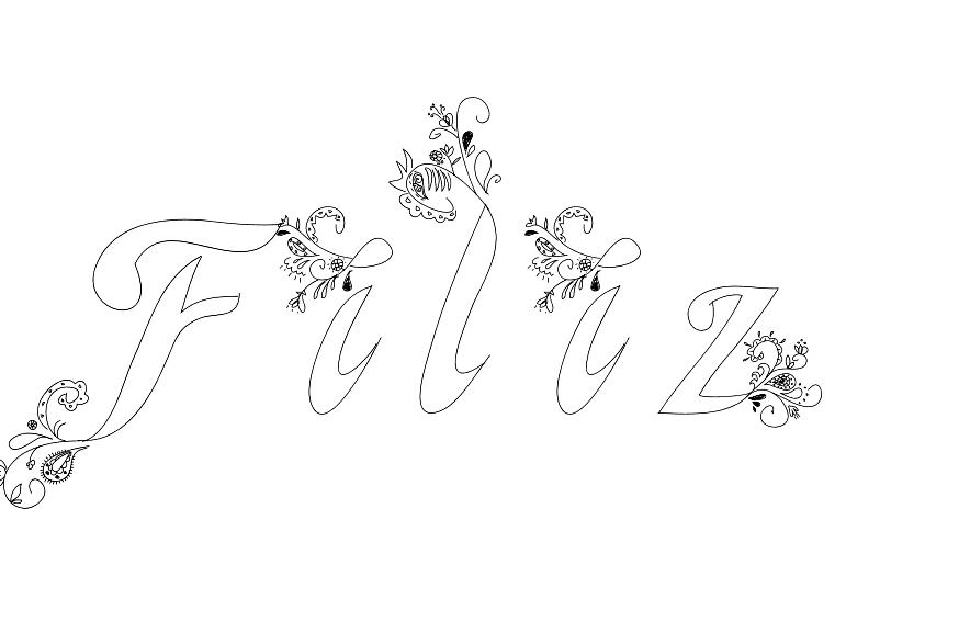 Coloriage Filiz - Prénom à imprimer