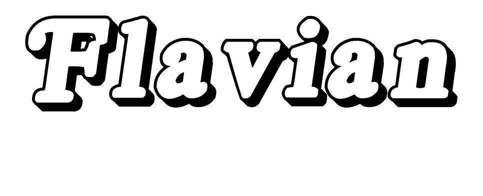 Coloriage Flavian - Prénom à imprimer