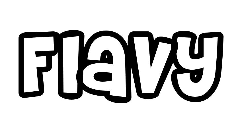 Coloriage Flavy - Prénom à imprimer
