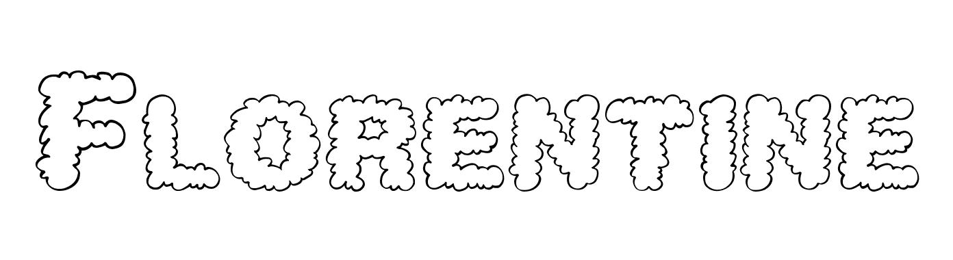 Coloriage Florentine - Prénom à imprimer