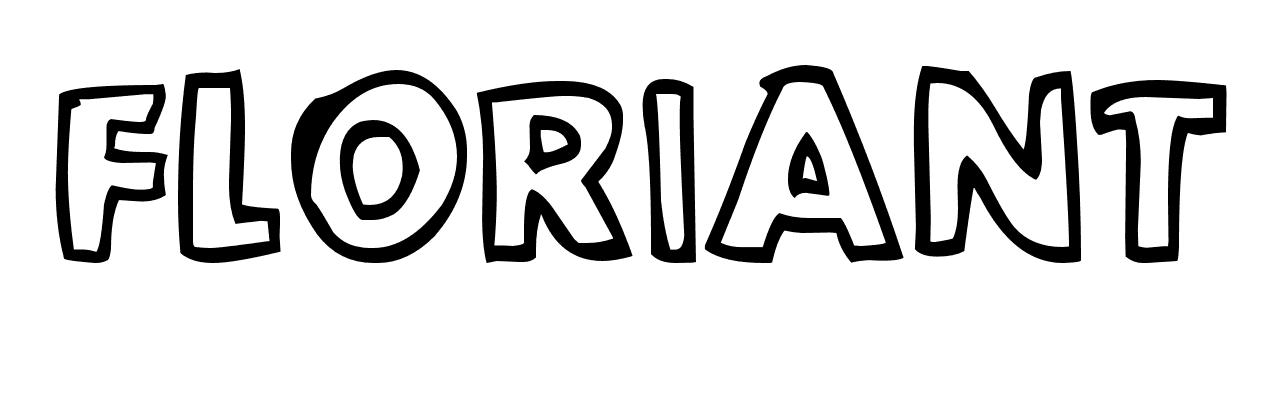 Coloriage Floriant - Prénom à imprimer