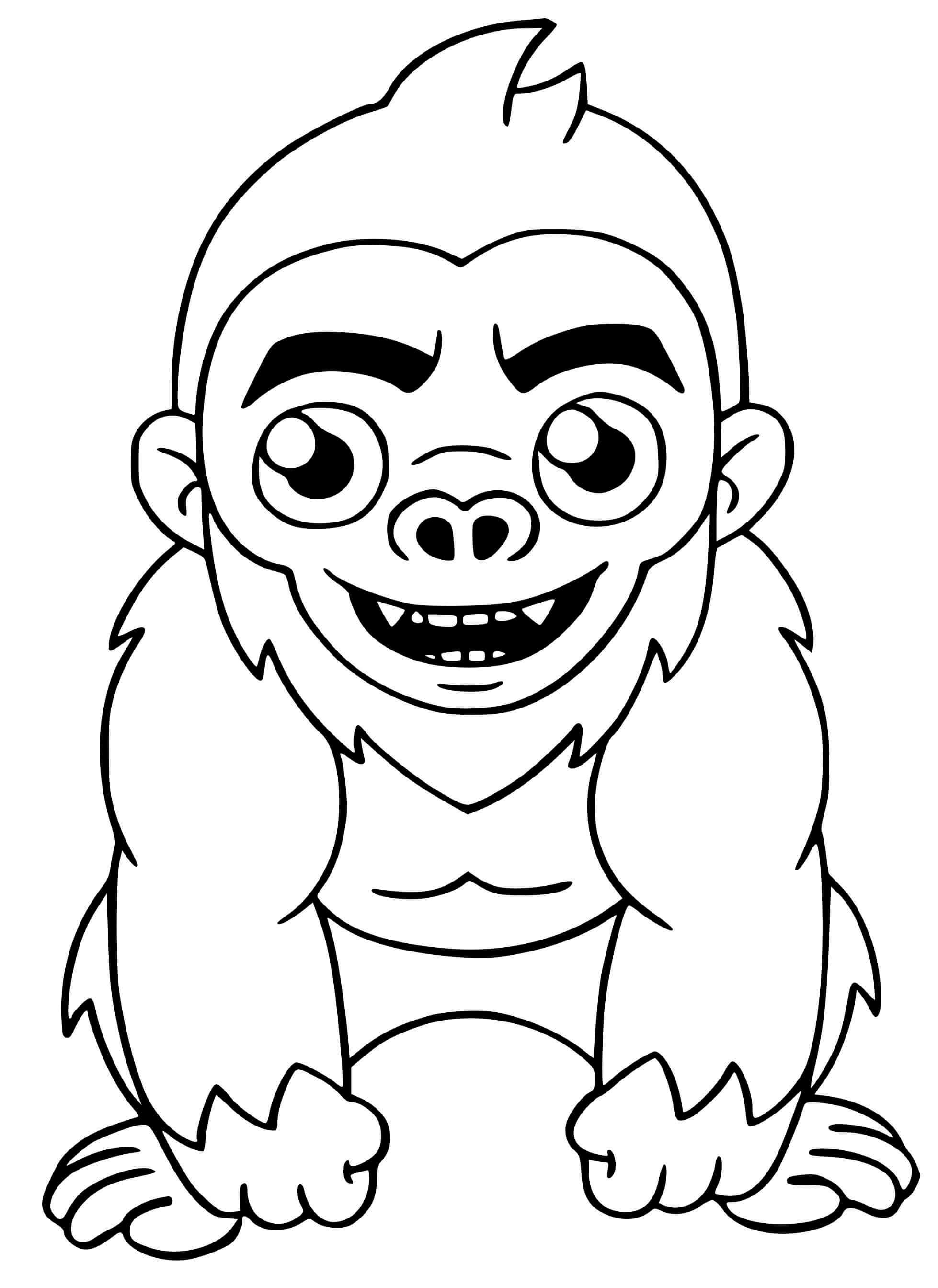 Coloriage Fortnite Beast Boy Monkey Skin - Fortnite à imprimer