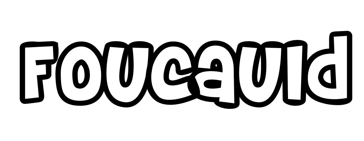 Coloriage Foucauld - Prénom à imprimer