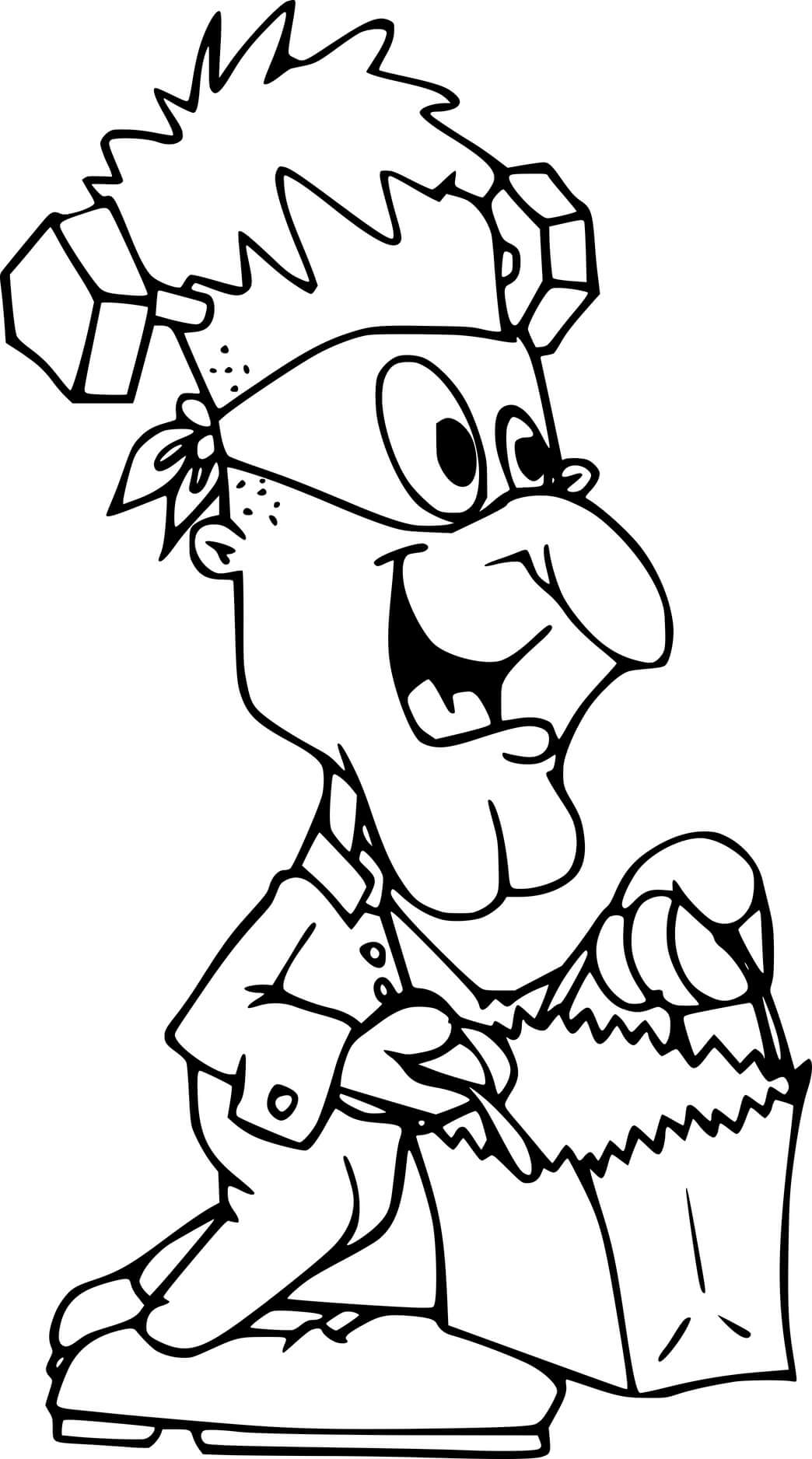 Coloriage Frankenstein Attend De Recevoir Les Friandises De Halloween - Frankenstein à imprimer