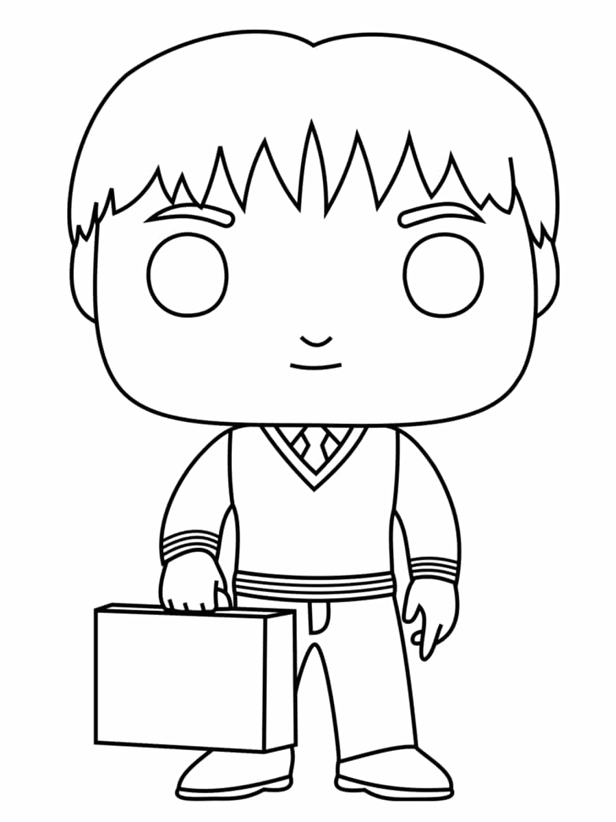 Coloriage Fred Weasley - Harry potter à imprimer