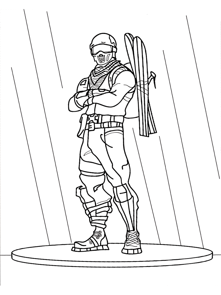 Coloriage Free Fortnite Game - Fortnite à imprimer