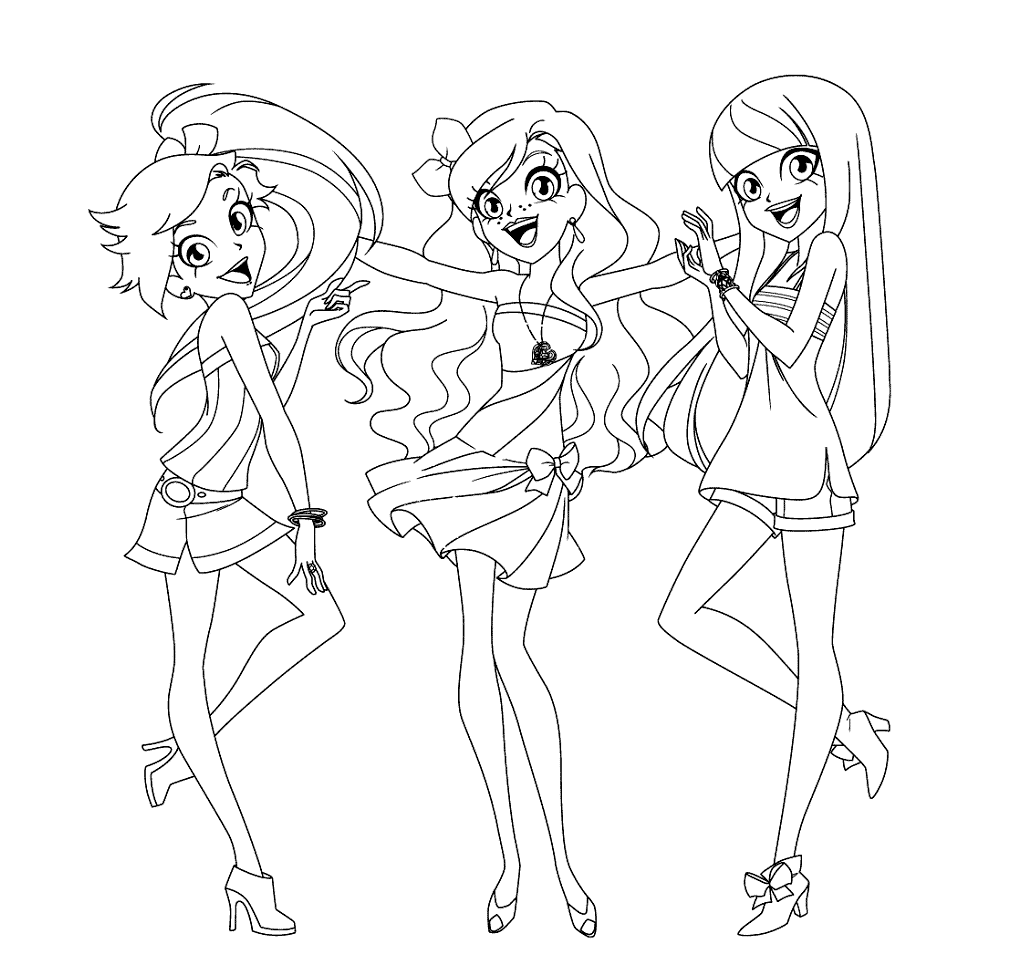 Coloriage Free Lolirock - Lolirock à imprimer
