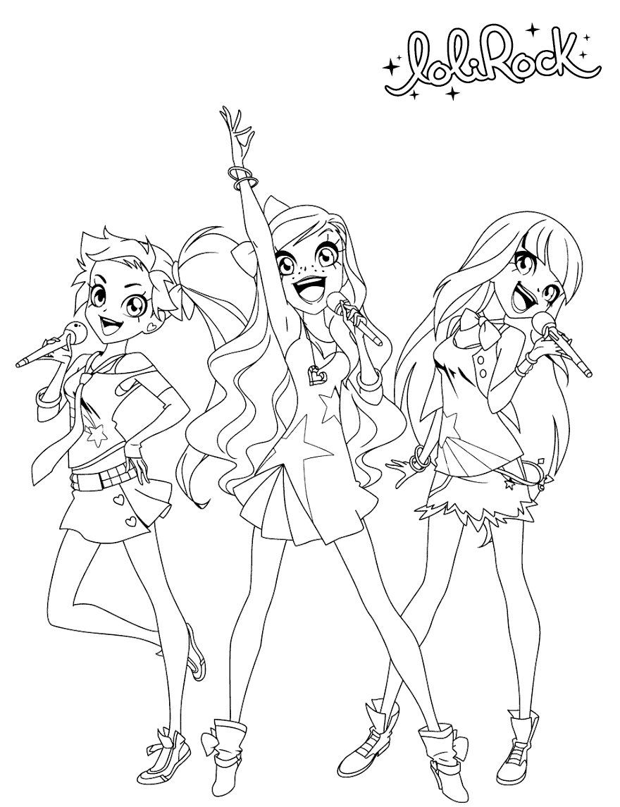Coloriage Free Printable Lolirock Coloring Page - Lolirock à imprimer