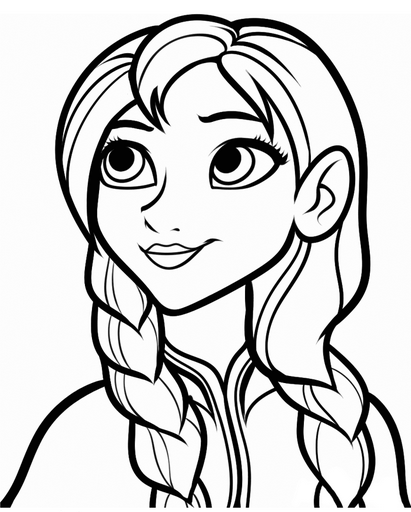 Coloriage Album La Reine des Neiges - La Reine des neiges à imprimer