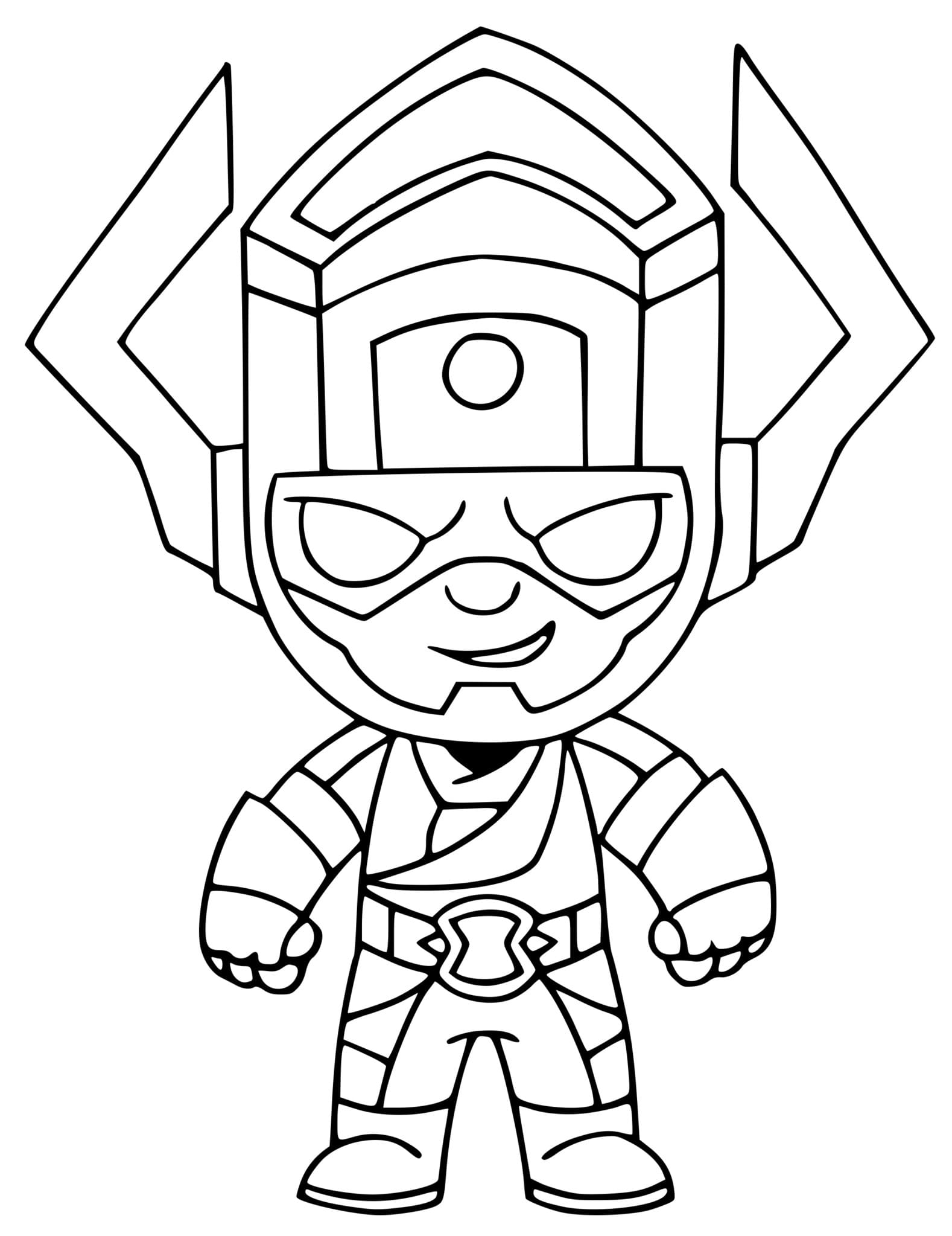 Coloriage Galactus Fortnite - Fortnite à imprimer