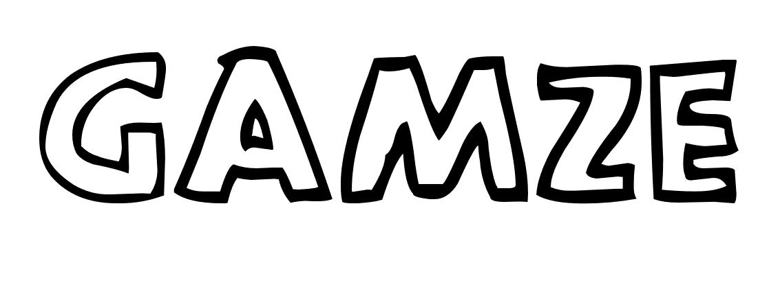 Coloriage Gamze - Prénom à imprimer