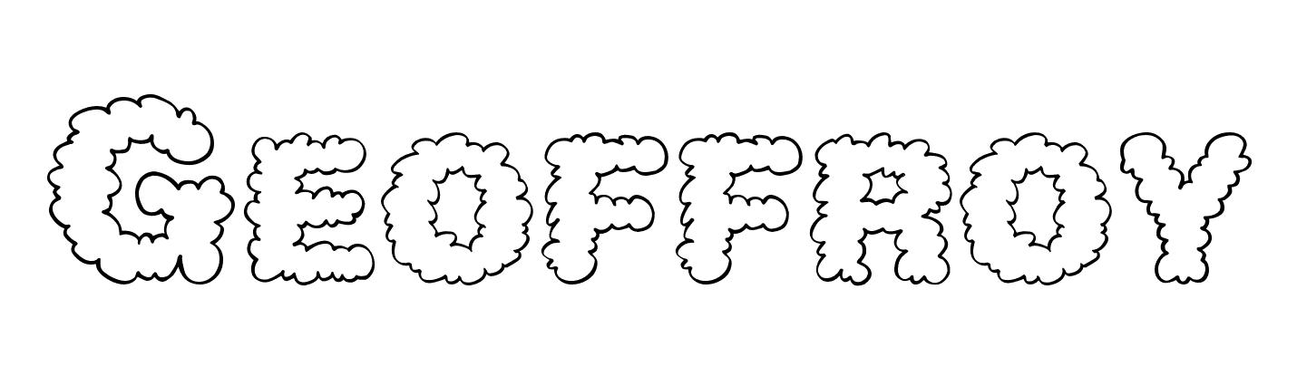 Coloriage Geoffroy - Prénom à imprimer