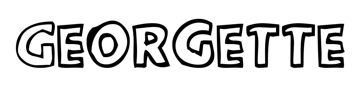 Coloriage Georgette - Prénom à imprimer
