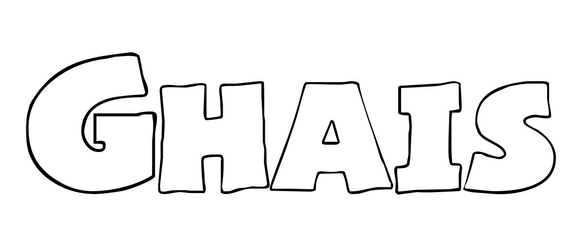 Coloriage Ghais - Prénom à imprimer