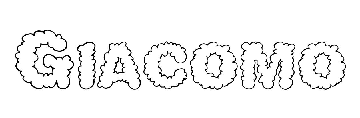 Coloriage Giacomo - Prénom à imprimer
