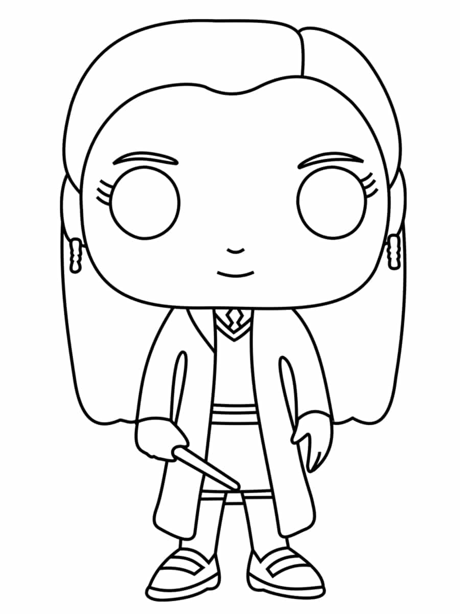 Coloriage Giny Weasley - Harry potter à imprimer