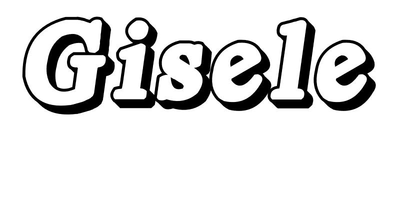Coloriage Gisele - Prénom à imprimer