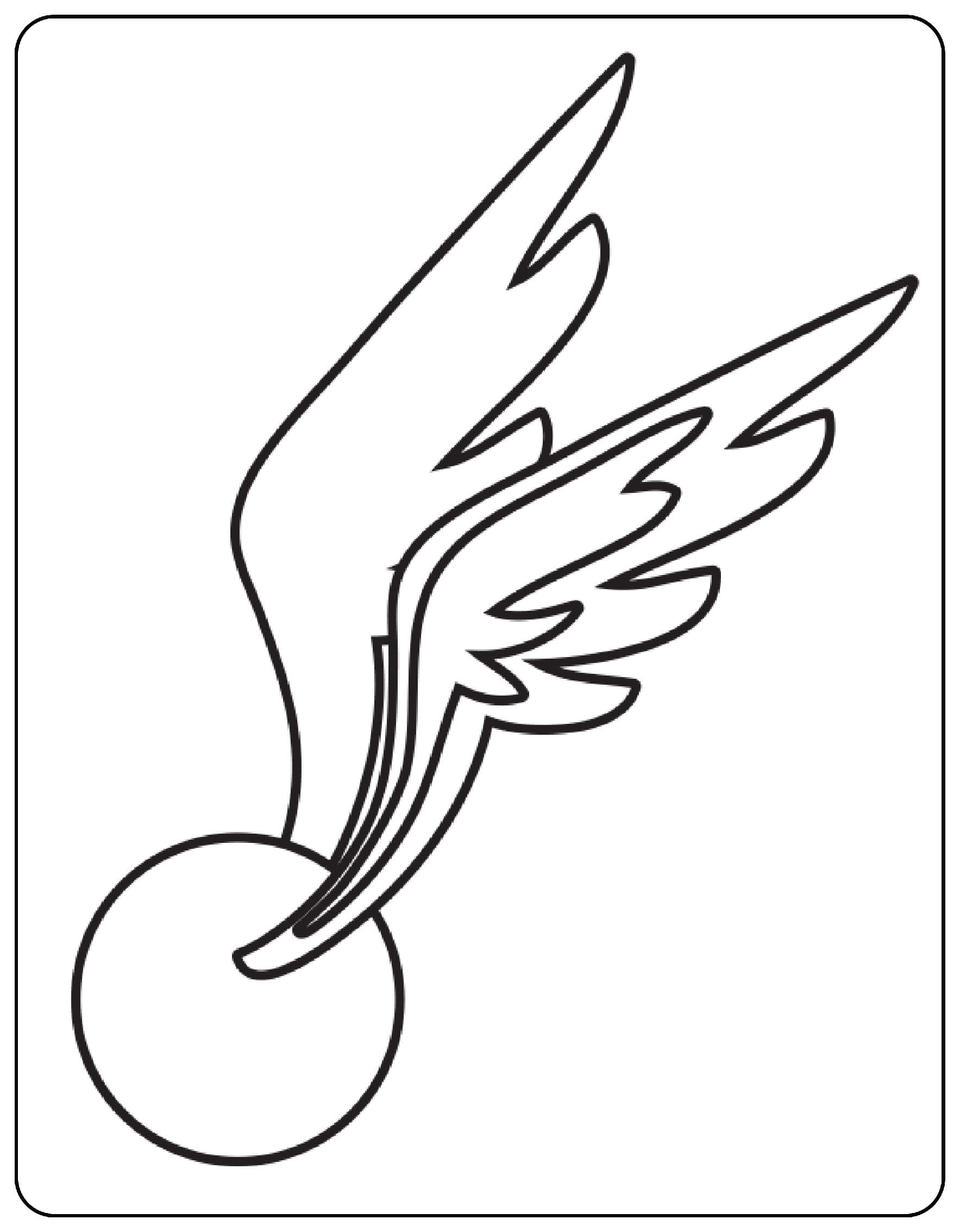 Coloriage Golden Snitch - Harry potter à imprimer