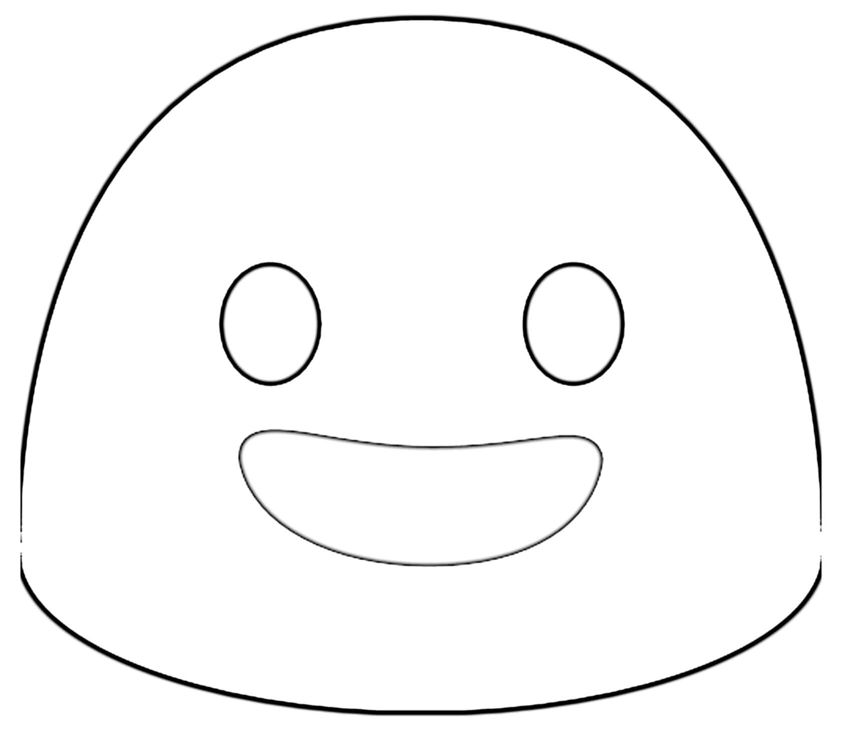Coloriage Emoji Joyeux à Compléter - Emoji à imprimer
