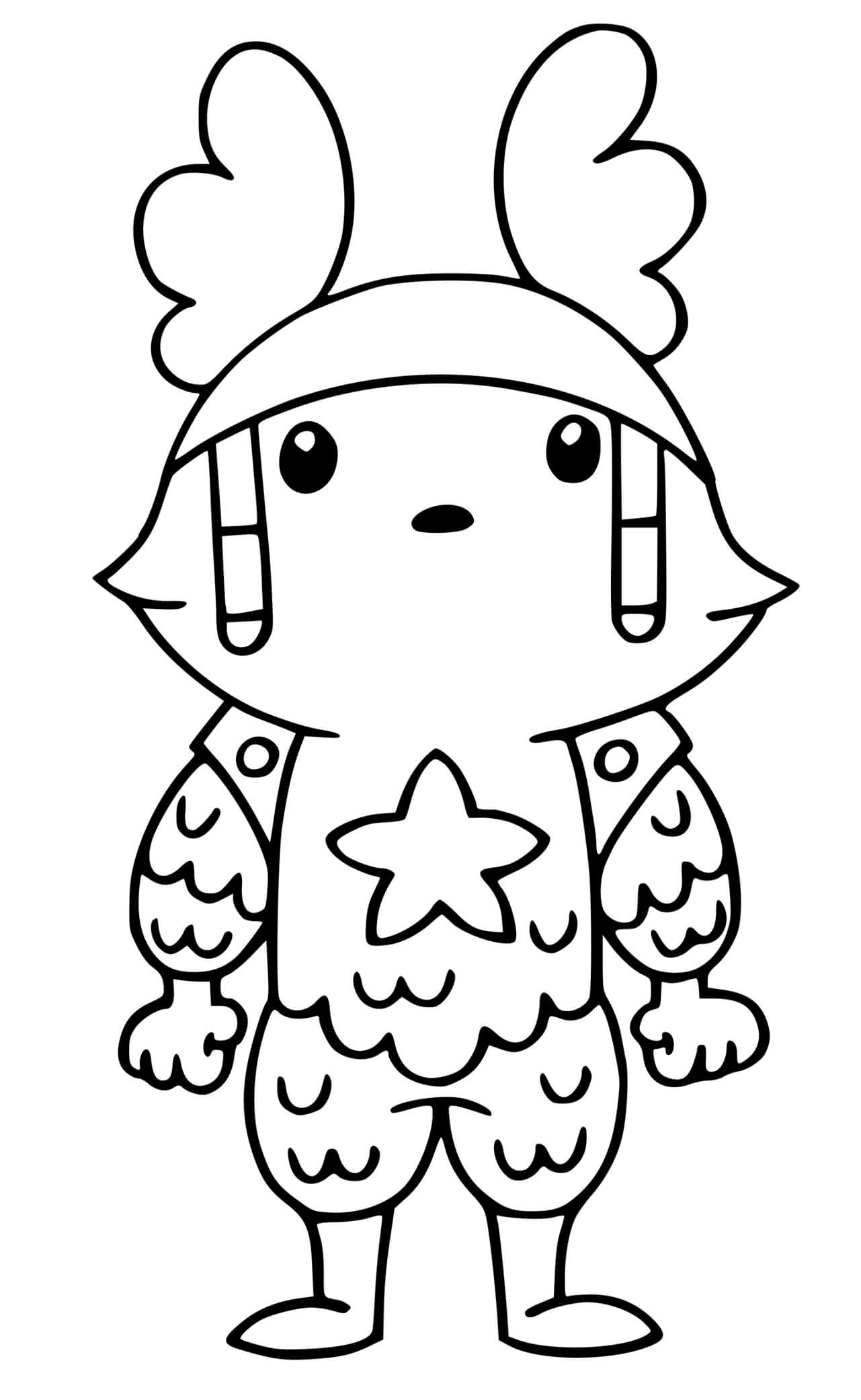 Coloriage Guff Fortnite - Fortnite à imprimer