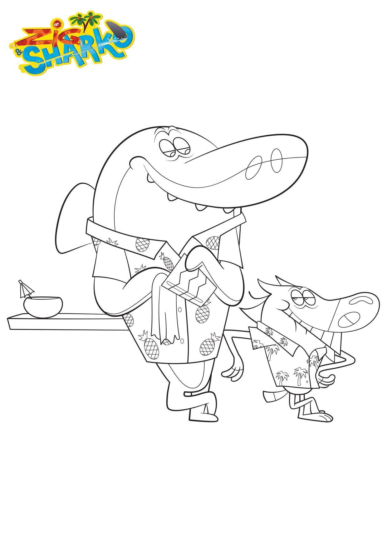 Coloriage Gulli Concours De Chemise - Gulli à imprimer
