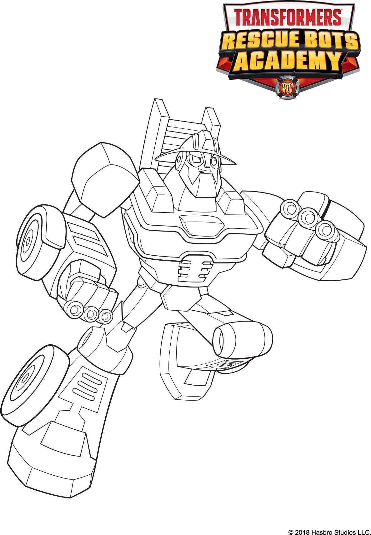 Coloriage Gulli Hoist Transformers - Gulli à imprimer