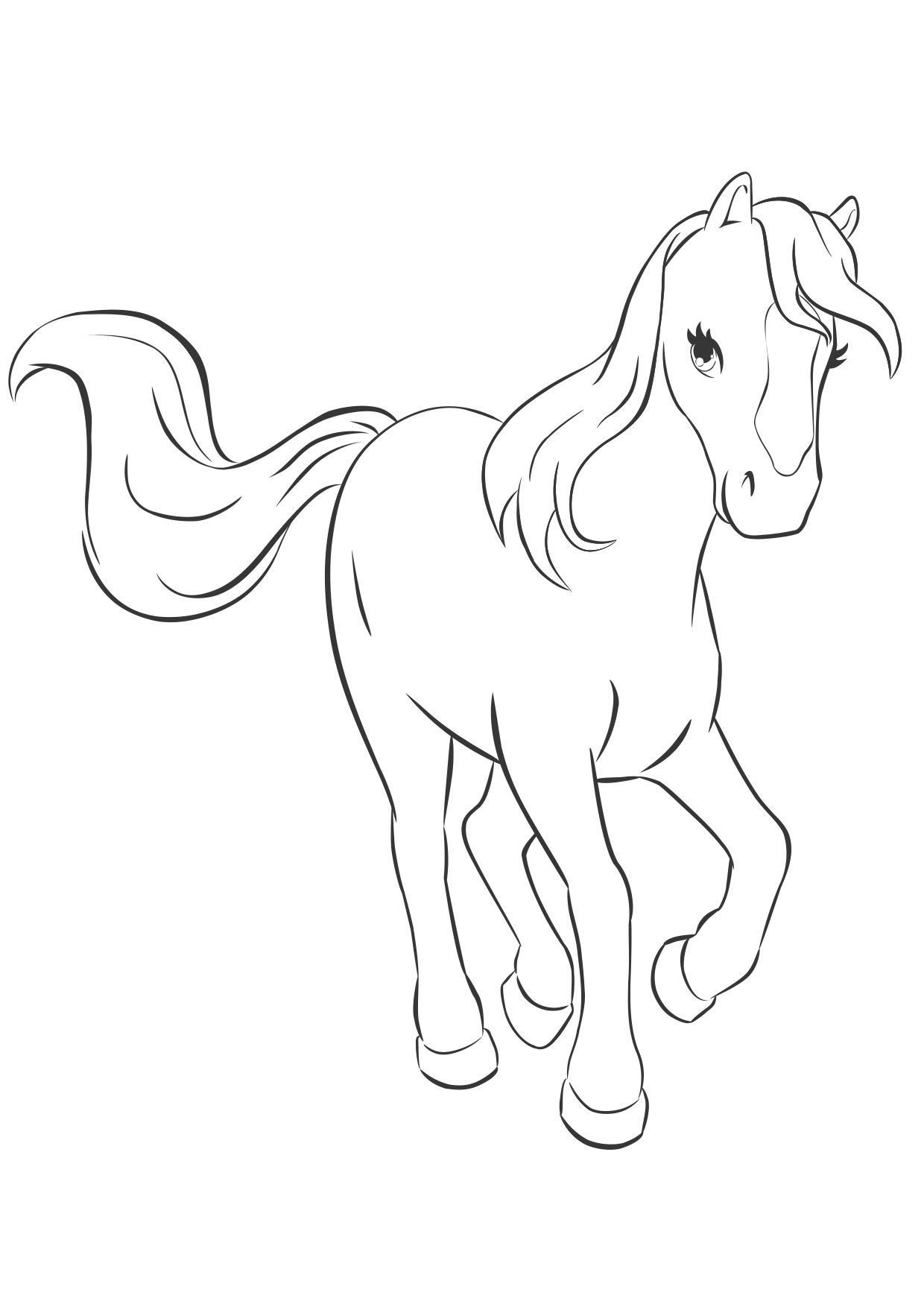 Coloriage Gulli Friends Cheval - Gulli à imprimer