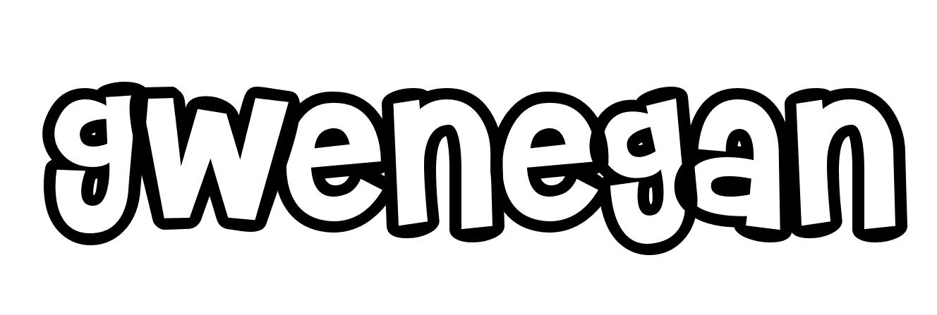 Coloriage Gwenegan - Prénom à imprimer