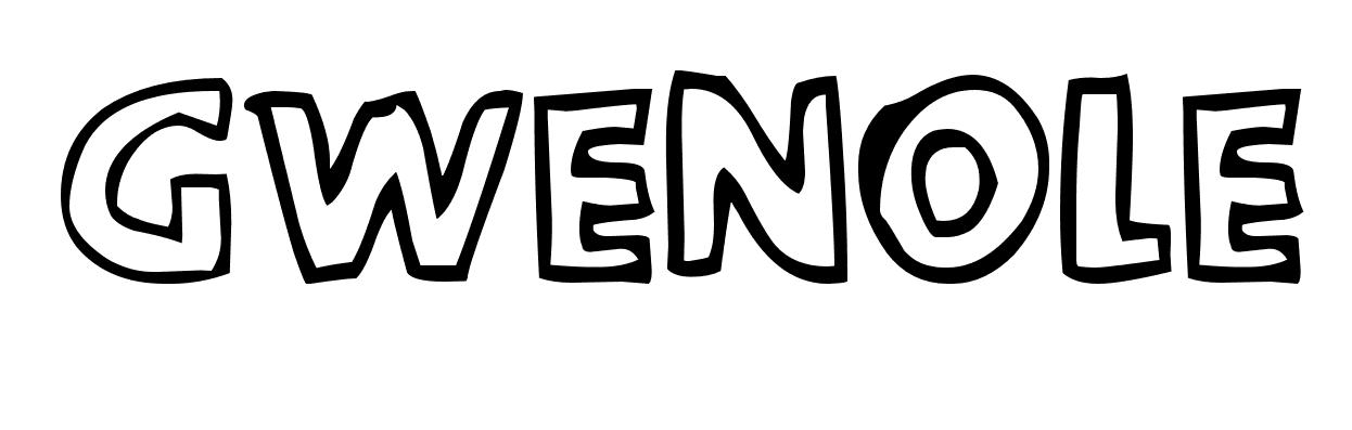 Coloriage Gwenole - Prénom à imprimer