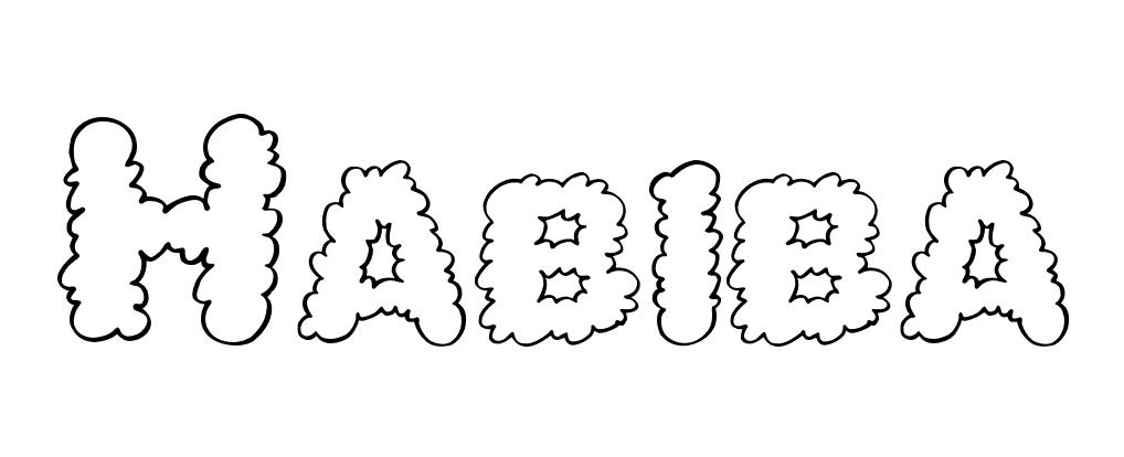 Coloriage Habiba - Prénom à imprimer