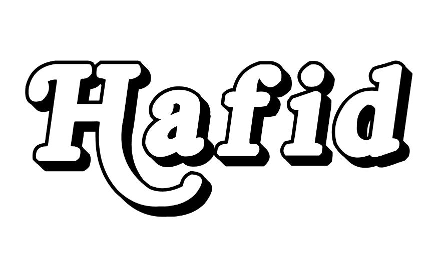 Coloriage Hafid - Prénom à imprimer