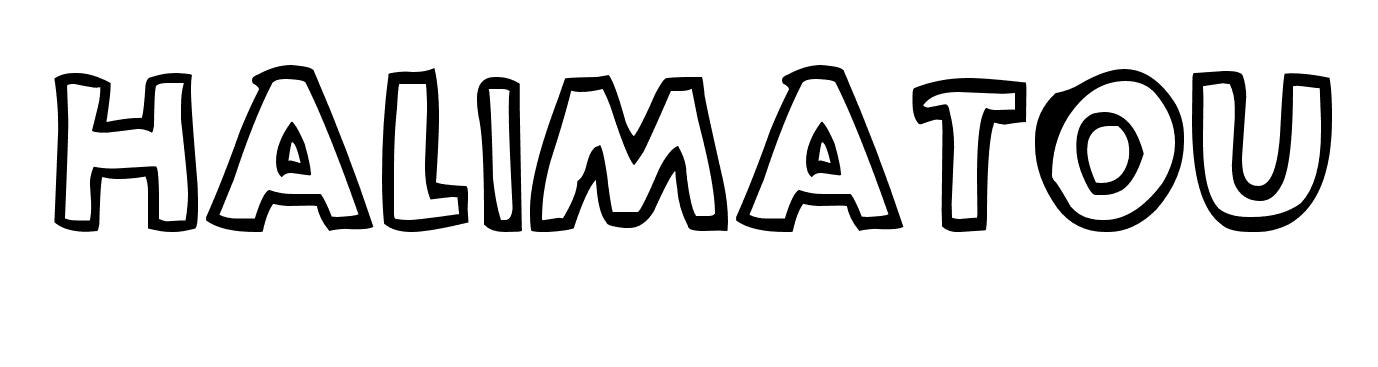 Coloriage Halimatou - Prénom à imprimer